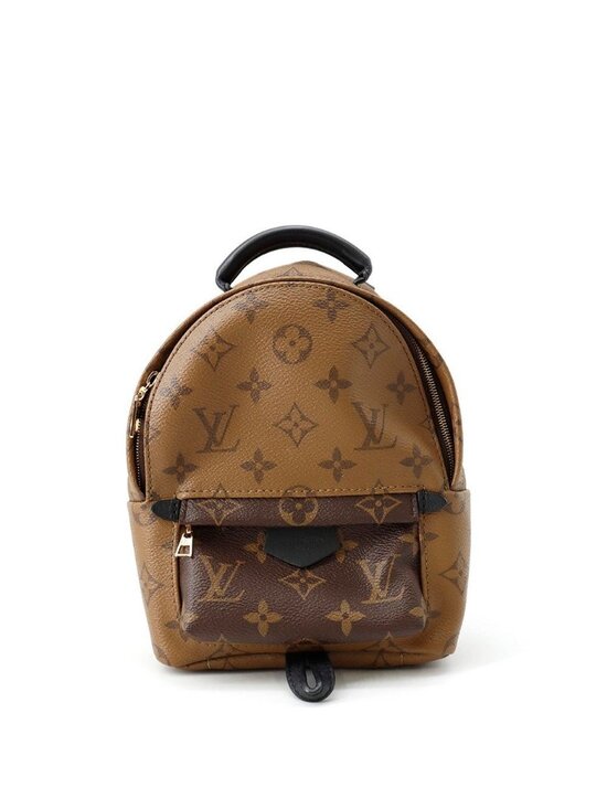 Louis Vuitton Backpack Monogram Reverse Palm Springs Mini Bag Black main image 10